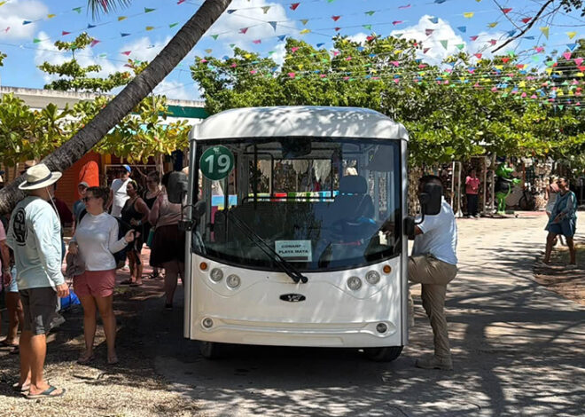 ¡Adiós al Trenecito! Zona Arqueológica de Tulum revive su acceso con carritos eléctricos