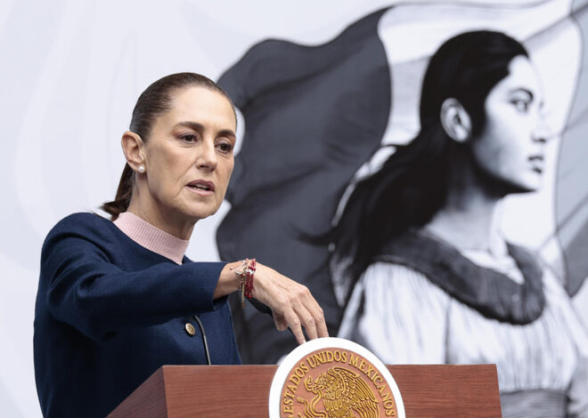 Sheinbaum se baja de “La Mañanera” por fiebre