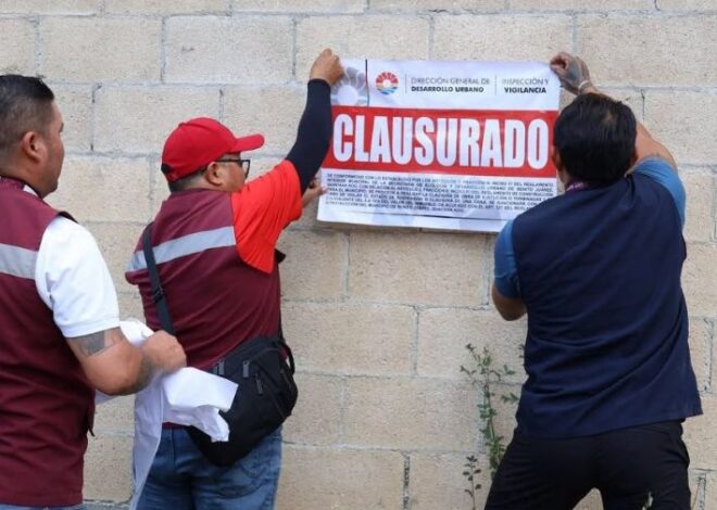 Clausuran el desarrollo inmobiliario irregular Mayorales en Cancún
