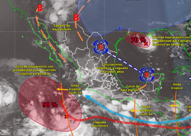 Lluvias y calor marcarán el inicio de semana en Quintana Roo