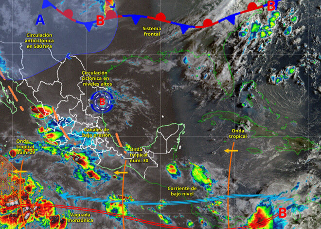 Fuertes lluvias acechan al norte de Quintana Roo