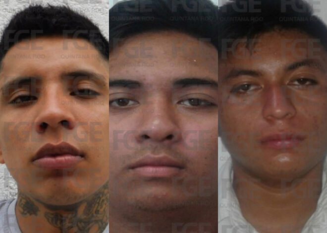 ¡50 años para cada uno! Tres homicidas reciben sentencia en Playa del Carmen