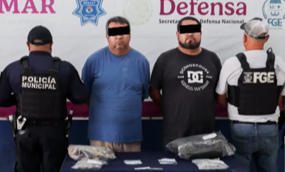 Cazaban a abuelitos en cajeros: caen “El Chabelo” y “El Bolillo” por clonar tarjetas en Cancún