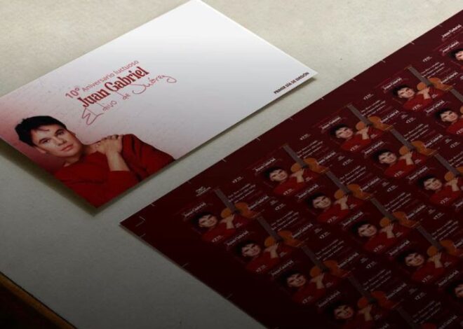 Correos de México emite timbre postal en homenaje a Juan Gabriel