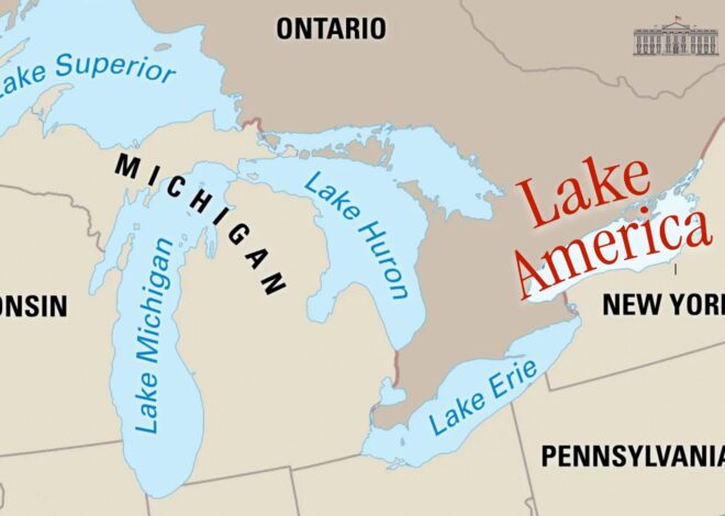 Trump rebautiza el Lago Ontario como “Lago América”