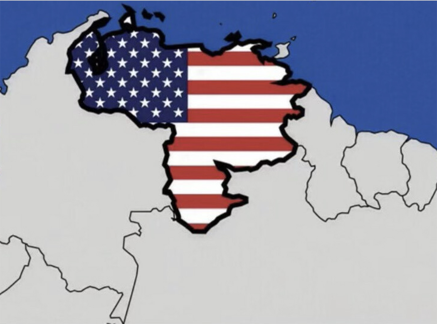 Trump agita la polémica: publica mapa de Venezuela como estado 51 de EU