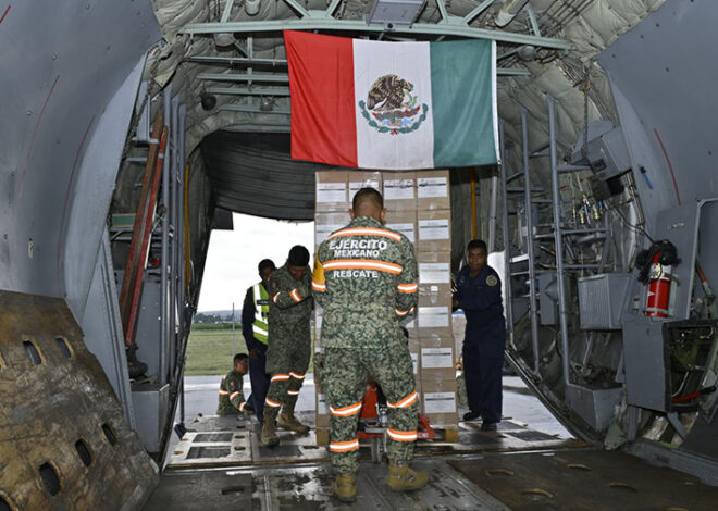 México tiende la mano a Colombia: despegan toneladas de ayuda tras el sismo