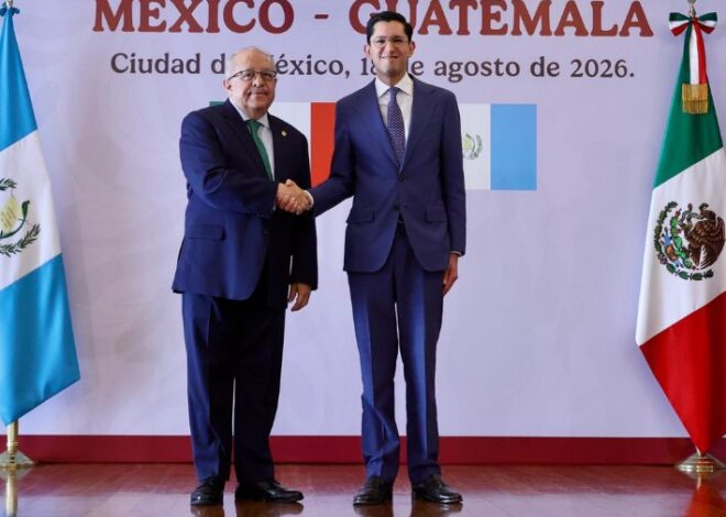 Pactan México y Guatemala reforzar la seguridad y tecnología fronteriza
