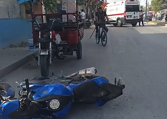 Tragedia en Rancho Viejo: pareja muere tras brutal choque en motocicleta