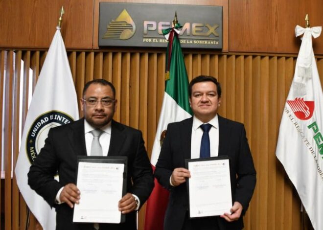 Pemex y UIF firman convenio para combatir el robo de combustibles