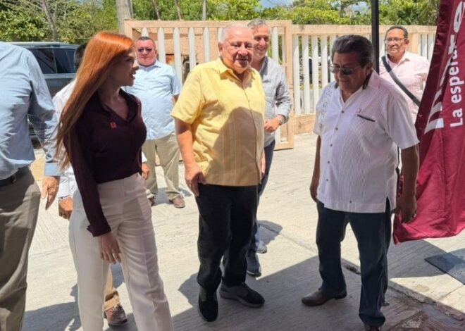 Rafael Marín realiza asamblea informativa en Puerto Morelos