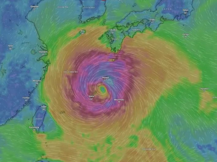 Tifón Dolphin amenaza a Japón: ordenan evacuación de 260 mil personas
