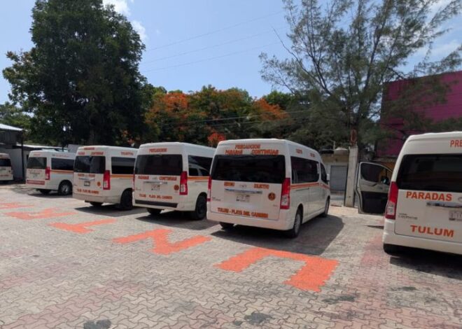 Crisis en el transporte público de Tulum: operan al 20% y superan caídas de la pandemia