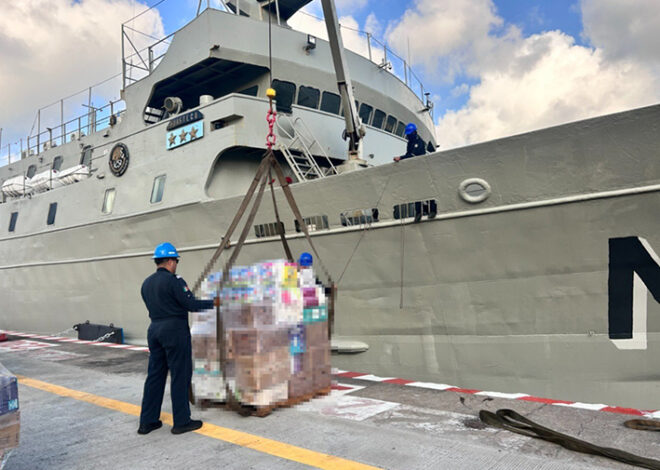 México zarpa con ayuda masiva: 718 toneladas rumbo a Venezuela