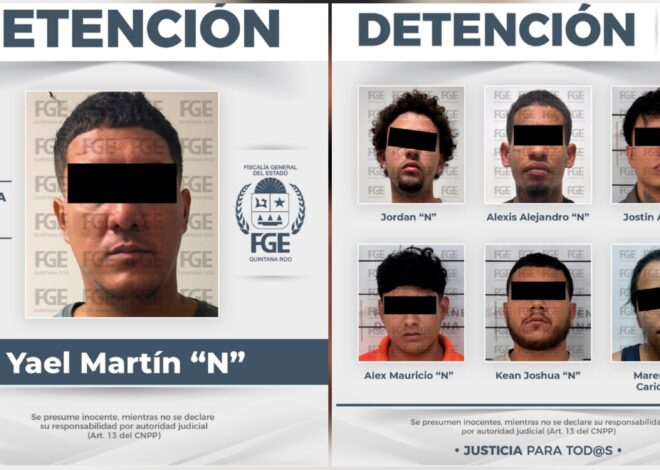 Siete detenidos en Cancún por posible narcomenudeo