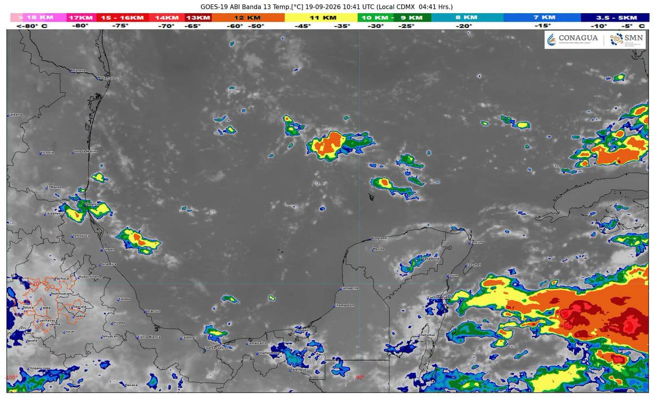 Clima Quintana Roo hoy: lluvias fuertes y sensación de hasta 44 °C