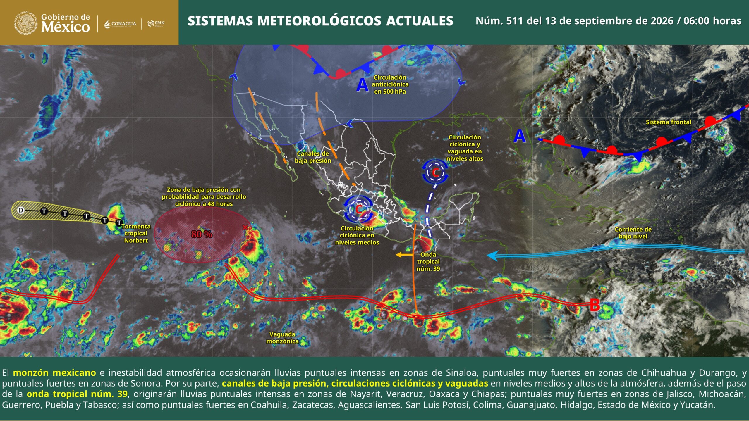 Quintana Roo tendrá lluvias fuertes este domingo 