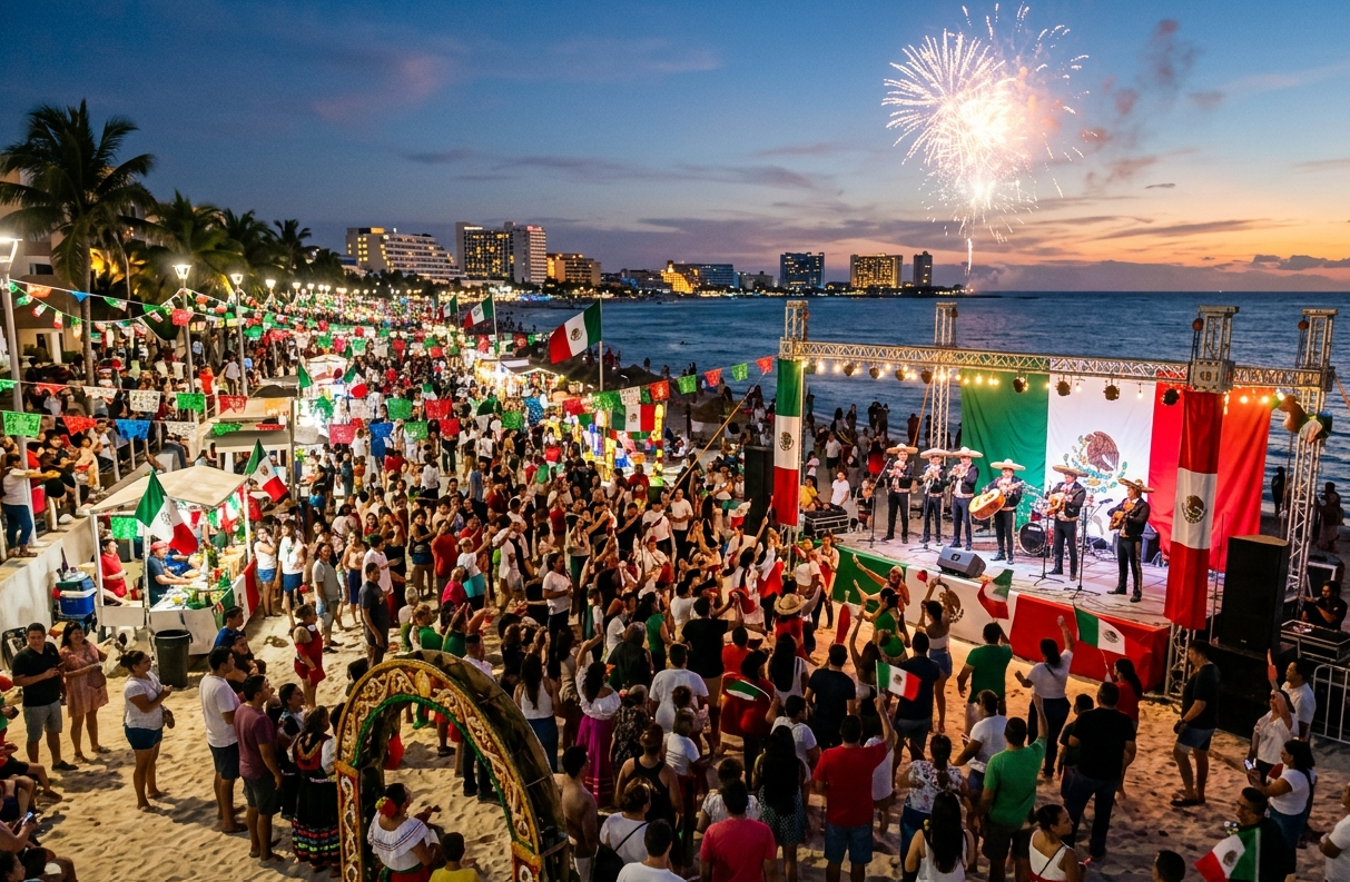 Fiestas Patrias en Cancún: estas son las fechas y horarios clave