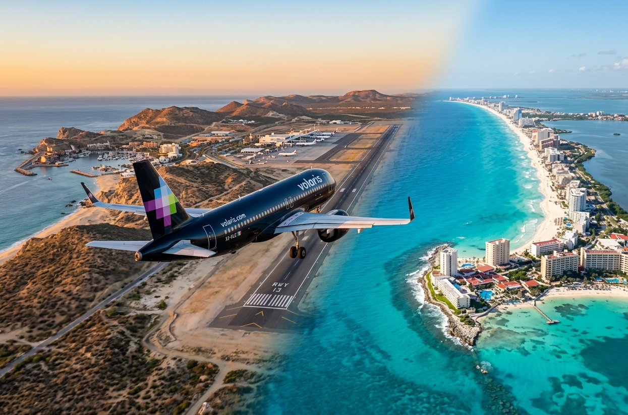 Volaris conectará Los Cabos con Cancún sin escalas