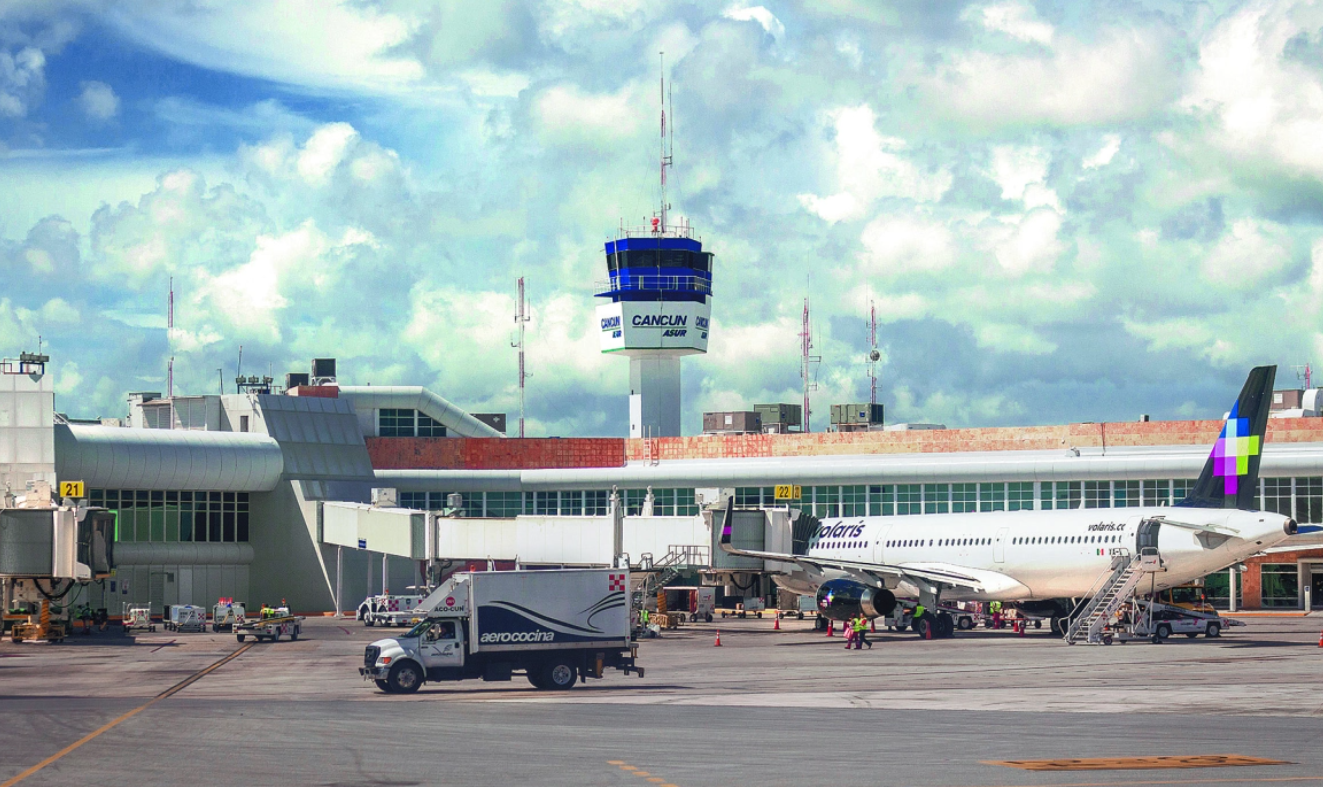 Cancún pierde fuerza en tráfico aéreo internacional