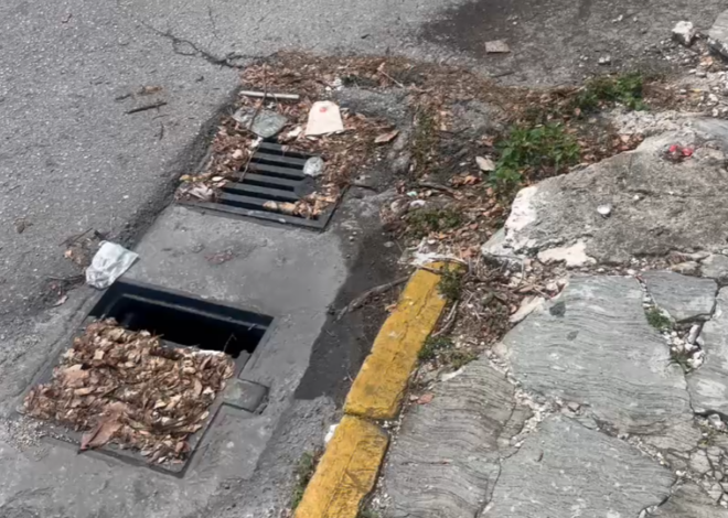 Calle Yamilum en mal estado pone en riesgo a peatones