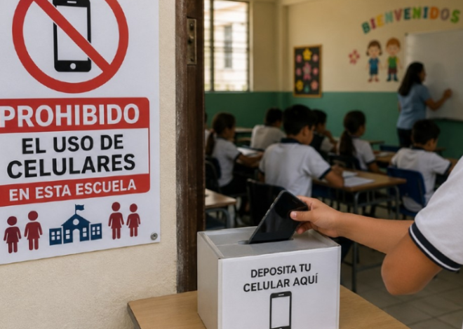 Padres exigen participar en la regulación del uso de celulares en escuelas