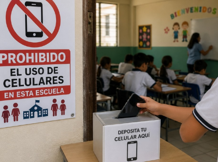 Padres exigen participar en la regulación del uso de celulares en escuelas