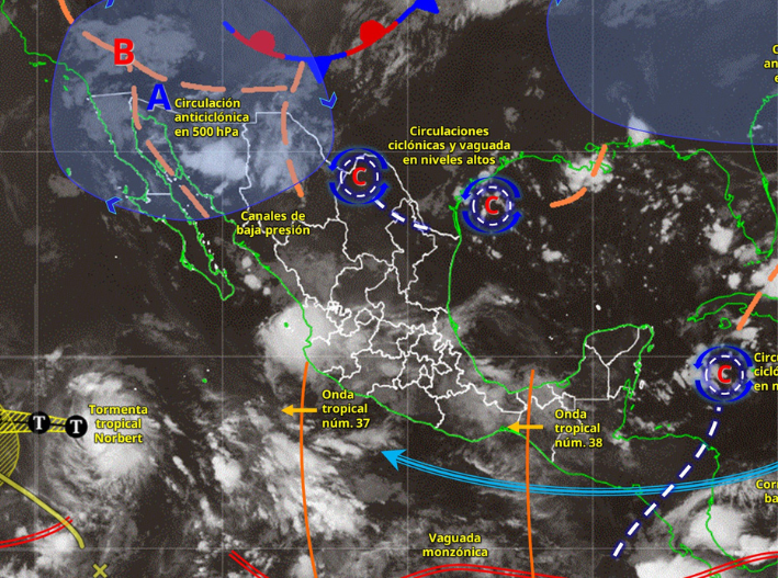 Lluvias fuertes y calor marcarán este jueves en Quintana Roo