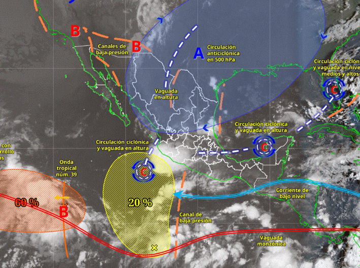 Calor y lluvias marcarán el viernes en Quintana Roo; prevén aguaceros en el norte