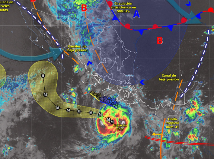 Onda tropical 41 traerá lluvias fuertes y calor a Quintana Roo