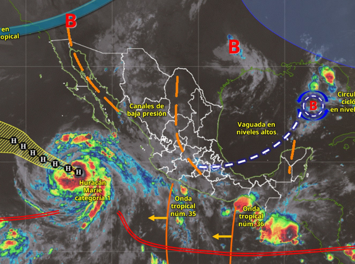 Quintana Roo tendrá calor de hasta 40 grados y lluvias este jueves