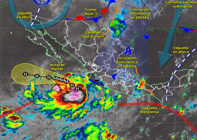 Lluvias muy fuertes pegarán a Quintana Roo este miércoles