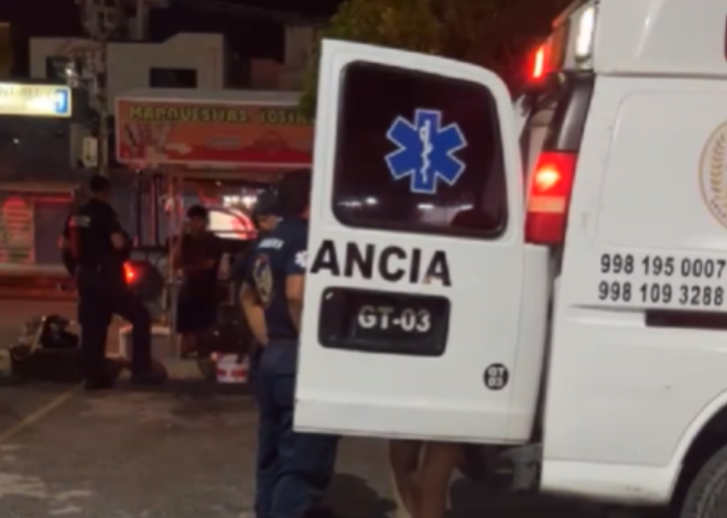 Joven recibe descarga eléctrica vendiendo Tostitos en Cancún