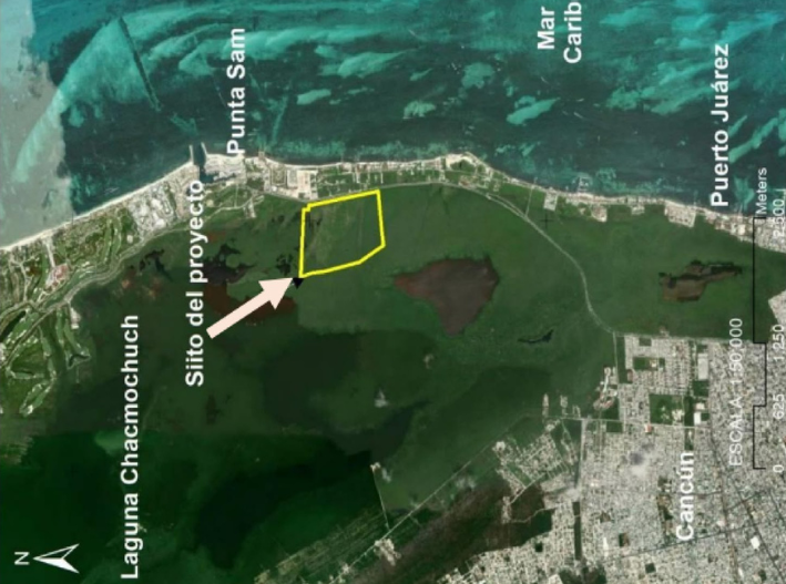 Semarnat frena proyecto de 54 hectáreas en Punta Sam
