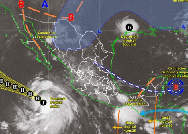 Cancún tendrá miércoles caluroso con lluvias; termómetro llegará a 34 grados