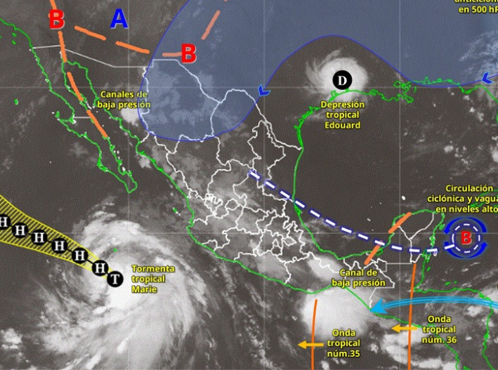 Cancún tendrá miércoles caluroso con lluvias; termómetro llegará a 34 grados