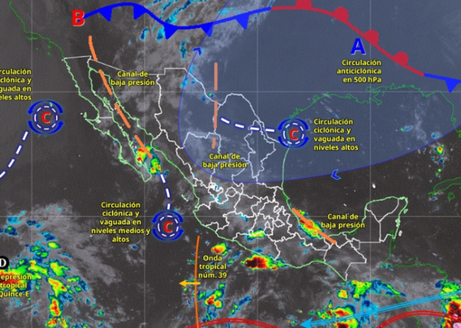 Lluvias fuertes alcanzarán el norte de Quintana Roo este martes