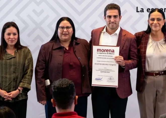 Morena elige a Gino Segura para encabezar la 4T en Quintana Roo