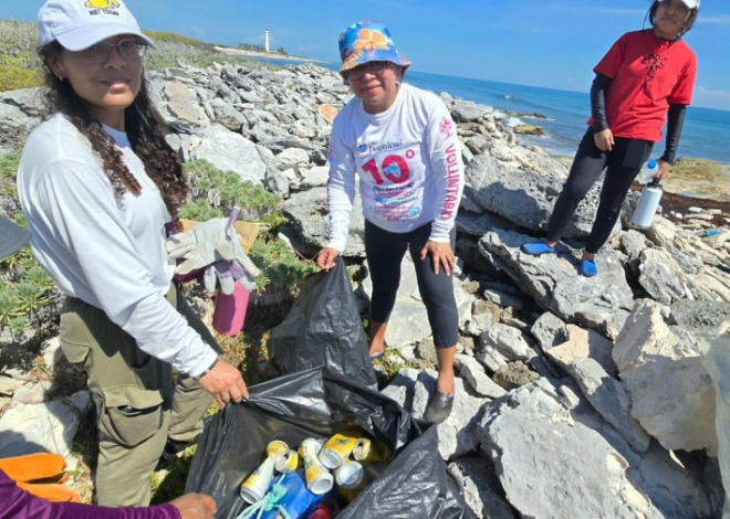 Recolectan casi 250 kilos de basura en Isla Contoy