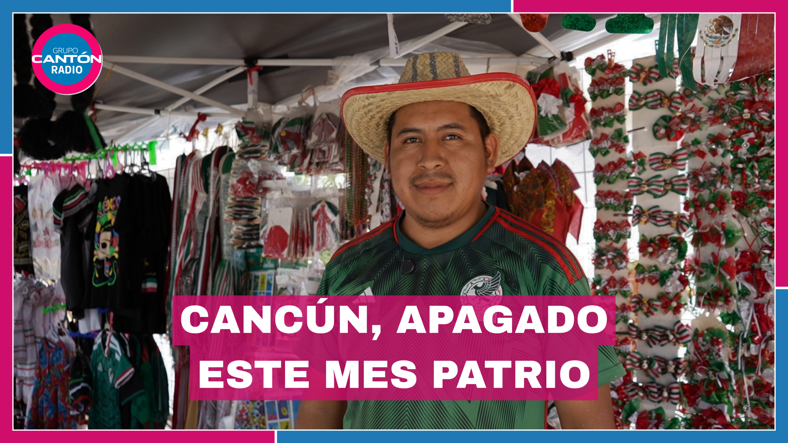 Septiembre llegó a Cancún, pero el ambiente patrio todavía no