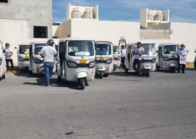 Pondrán cerco a mototaxis en Playa del Carmen; vigilarán sus rutas