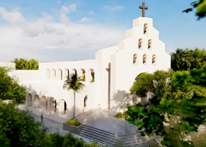 Nueva Catedral de Cancún entra en su recta final; buscan terminarla antes de Navidad