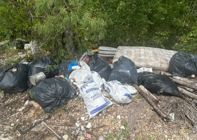 Vecinos denuncian tiradero clandestino y alcantarilla abierta en la Supermanzana 510 de Cancún