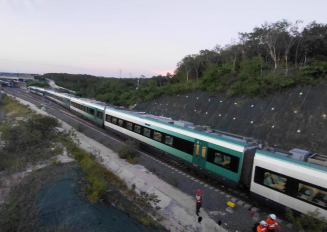 Tren Maya registra percance de vía en Campeche; no hubo lesionados