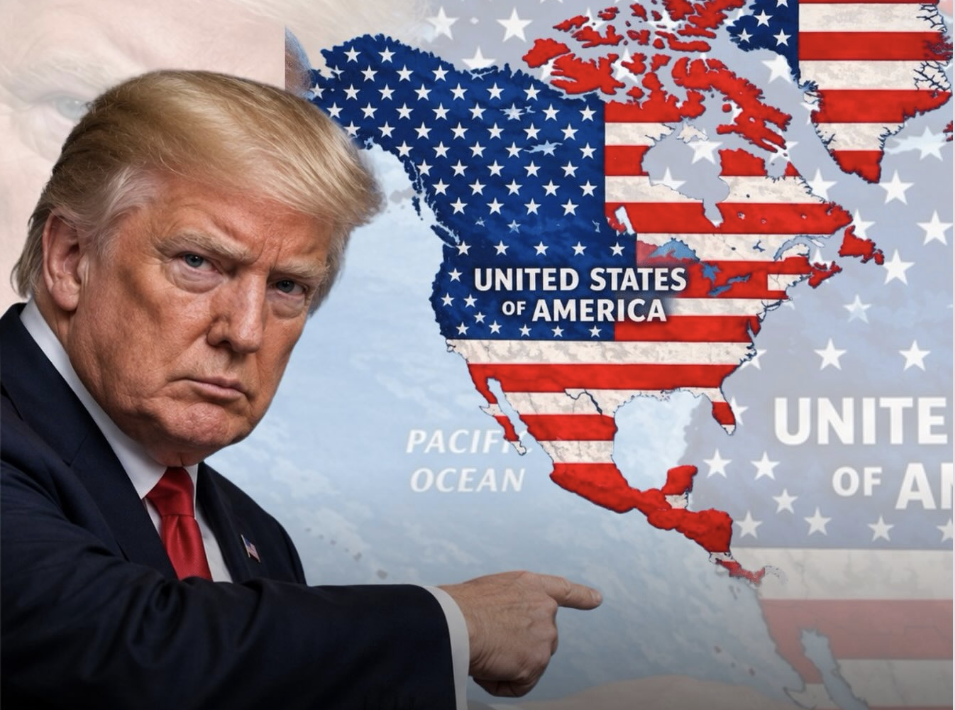 Trump publica imagen de México cubierto con la bandera de Estados Unidos