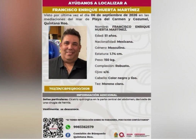 Hallan sin vida en Holbox a turista de Monterrey desaparecido durante travesía en moto acuática
