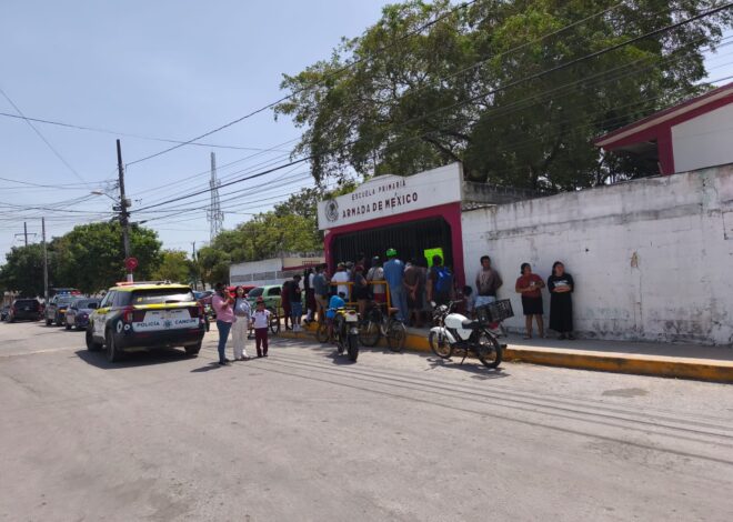 Atrapan a ladrón de mototaxista dentro de primaria en la Región 221
