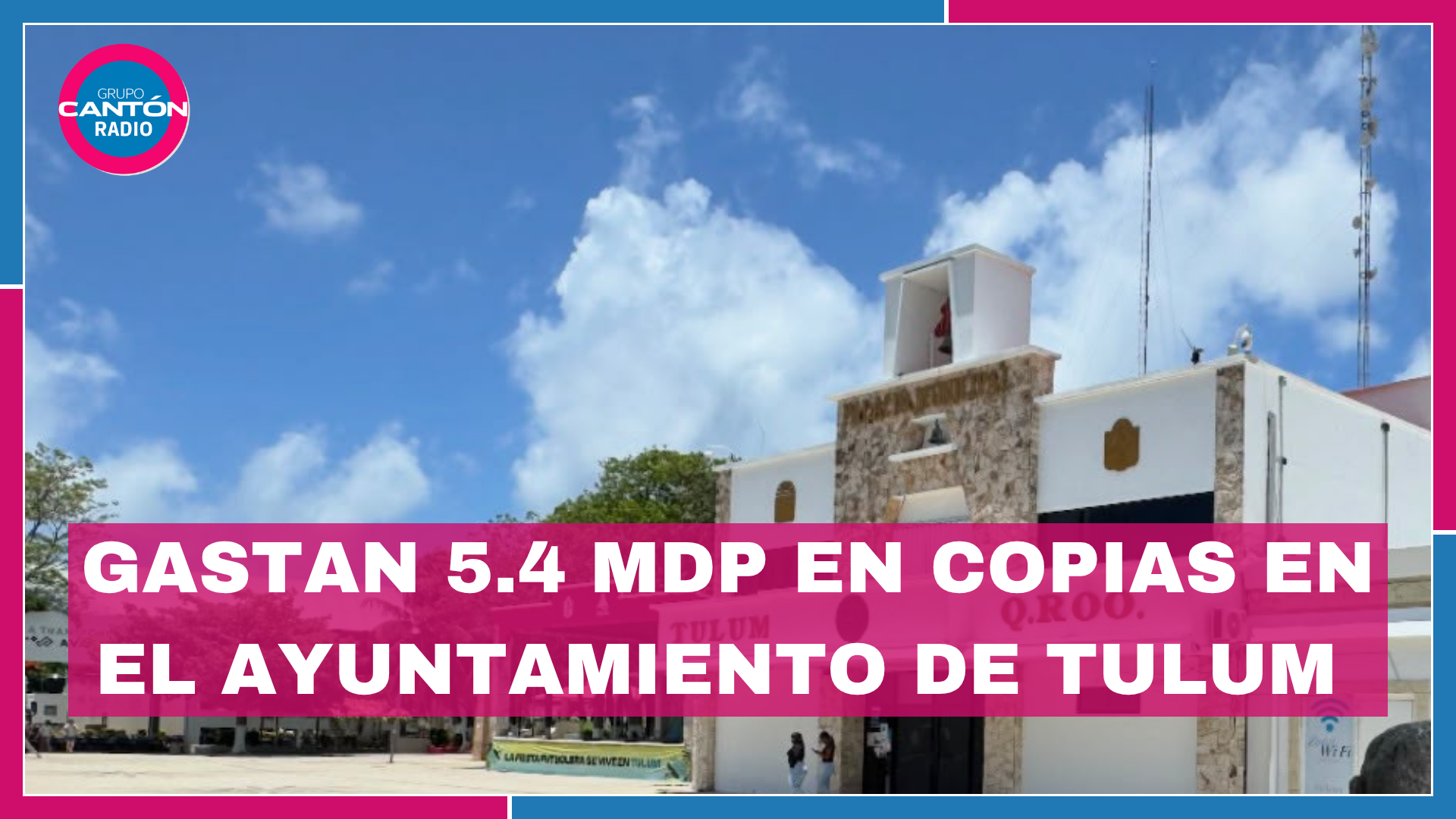 Tulum destina hasta 5.4 millones a copias; una sola empresa concursó