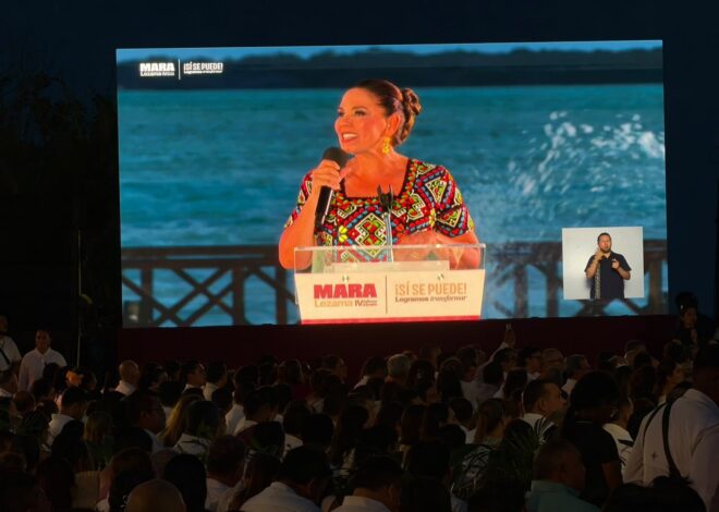 Mara Lezama rinde Cuarto Informe: destaca reducción de pobreza y obras viales