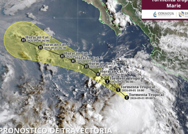Alerta en el Pacífico: “Marie” amenaza con convertirse en huracán